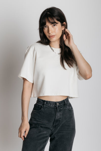 coconut milk boxy tee