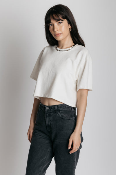 coconut milk boxy tee