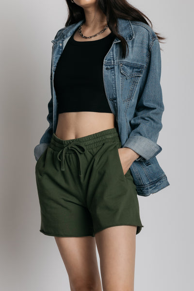 olive archive shorts